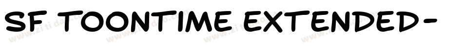 SF Toontime Extended字体转换